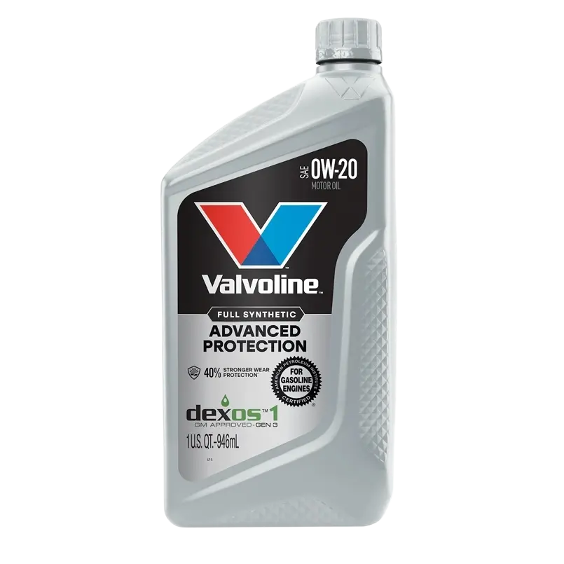 Aceite Full Sintético 0W-20 Valvoline Advanced Protection 946mL