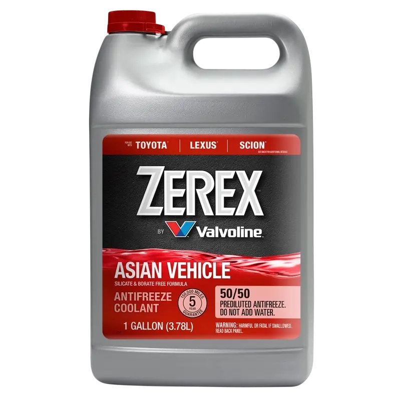 Coolant Rojo para Vehículos Asiáticos Zerex 3.78L