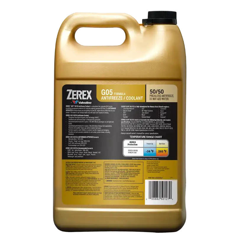 Coolant Amarillo Zerex G05 3.78L - Imagen 2